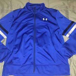 Under Armour Blue Track Jacket Yourh XL YXL
